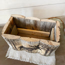 Moose Wood Box Centerpiece – Handcrafted Wood Burned Decor